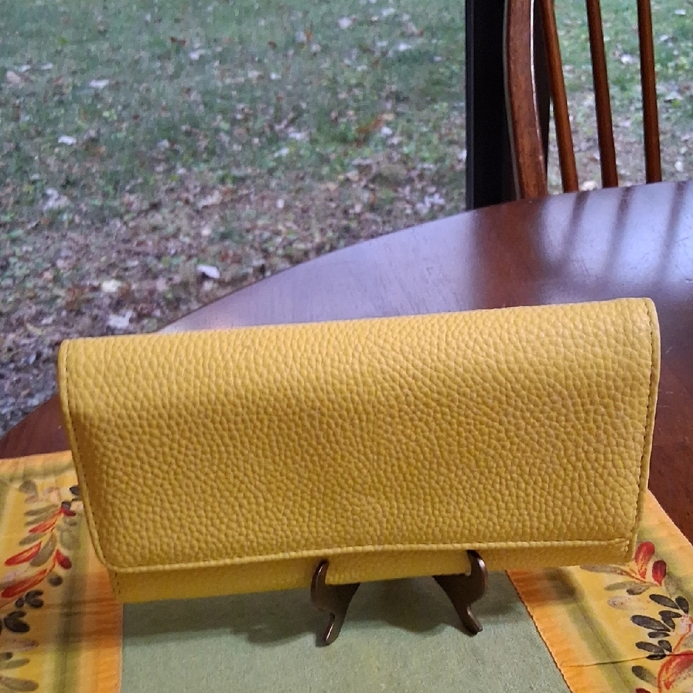 Yellow Textured Wallet